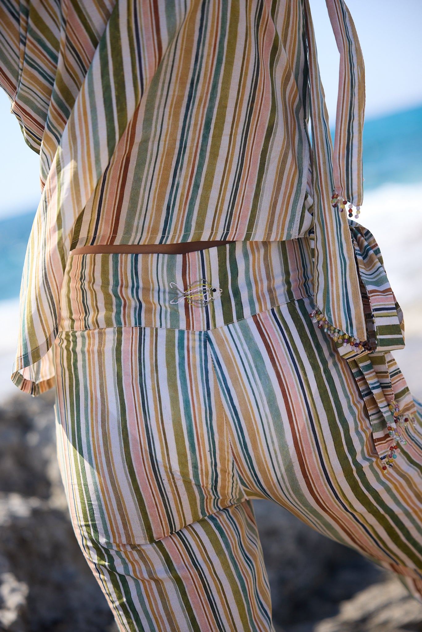 Stripe Capri Pants