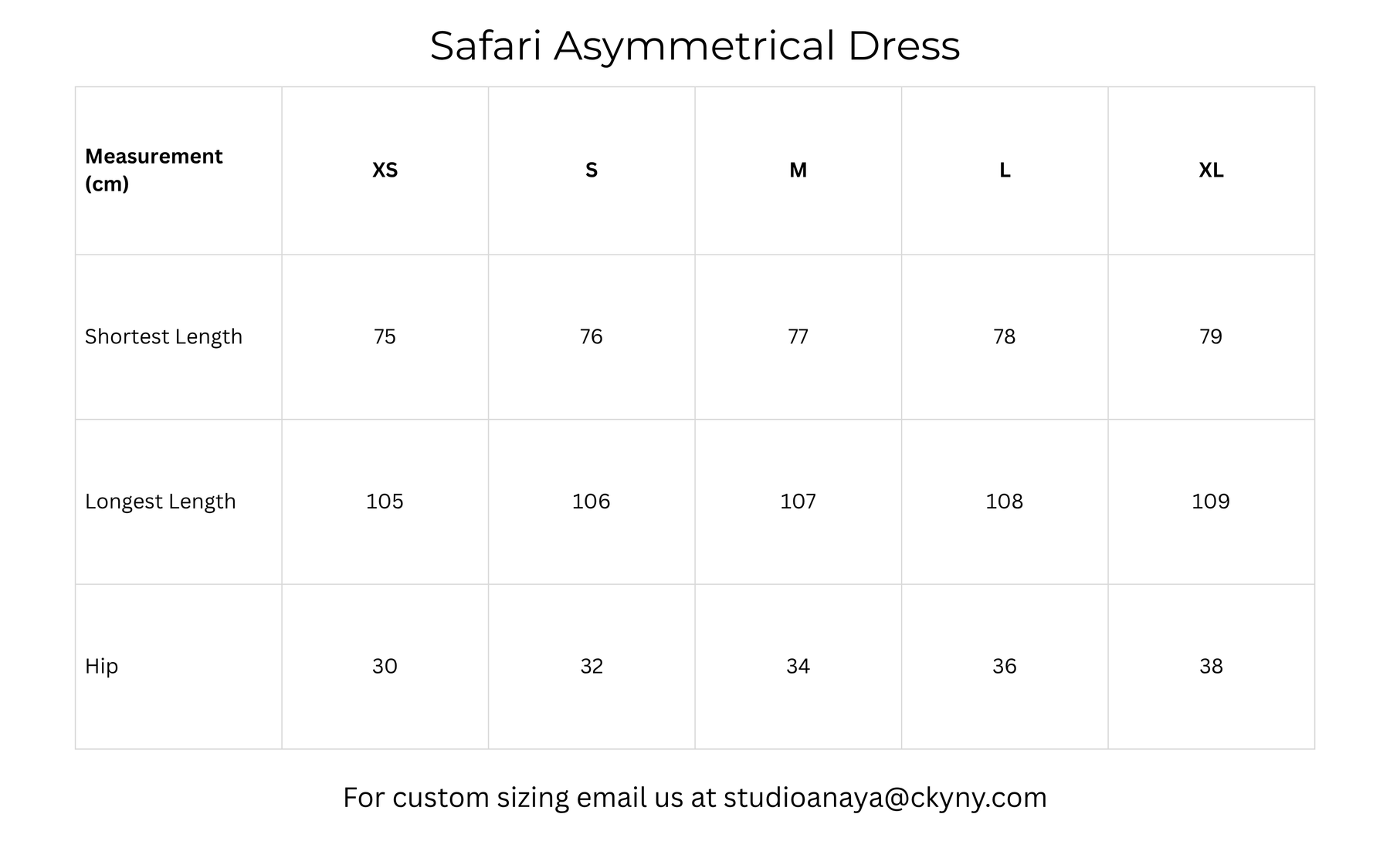 Size guide