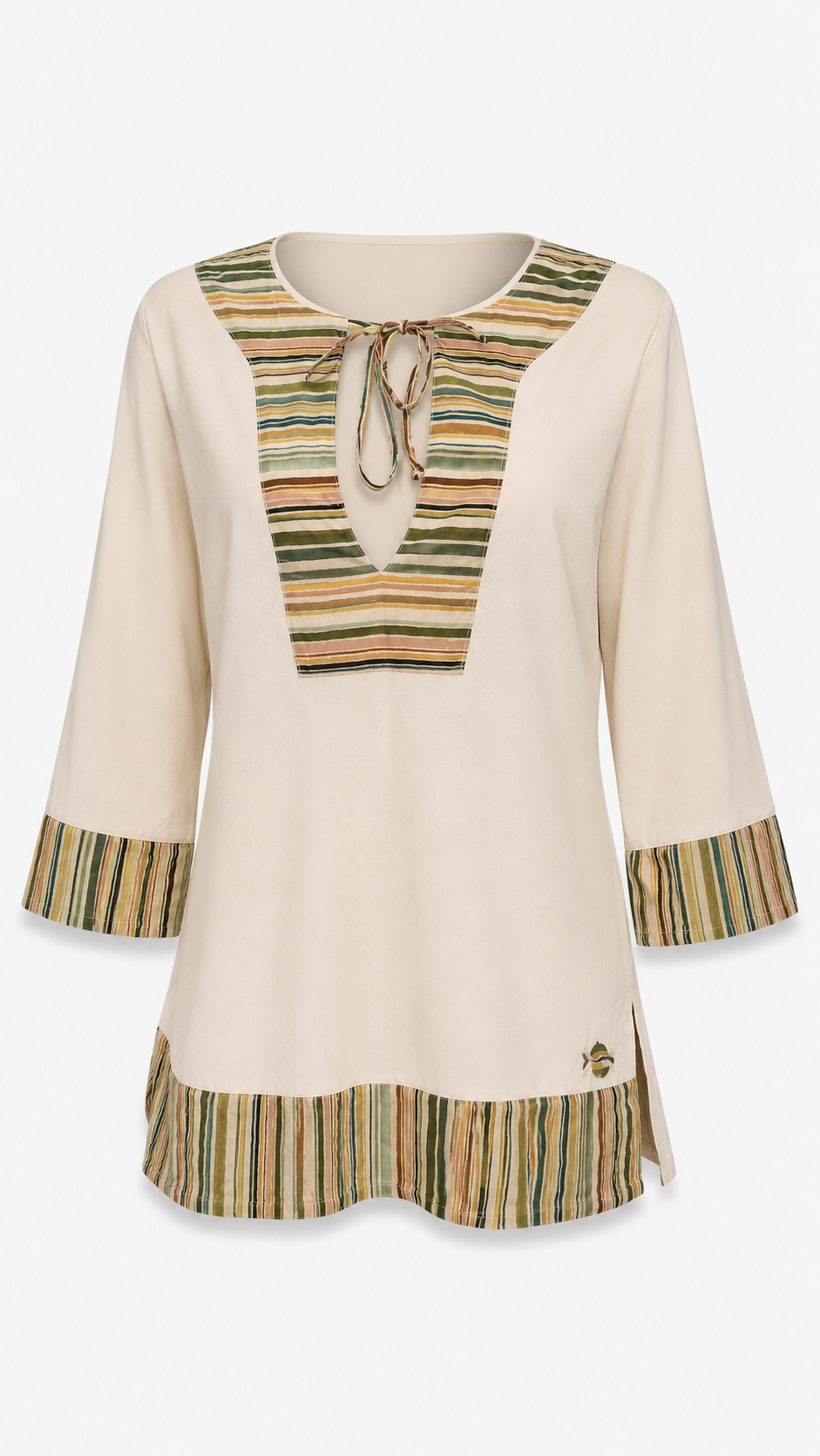 Stripe Mini Kaftan