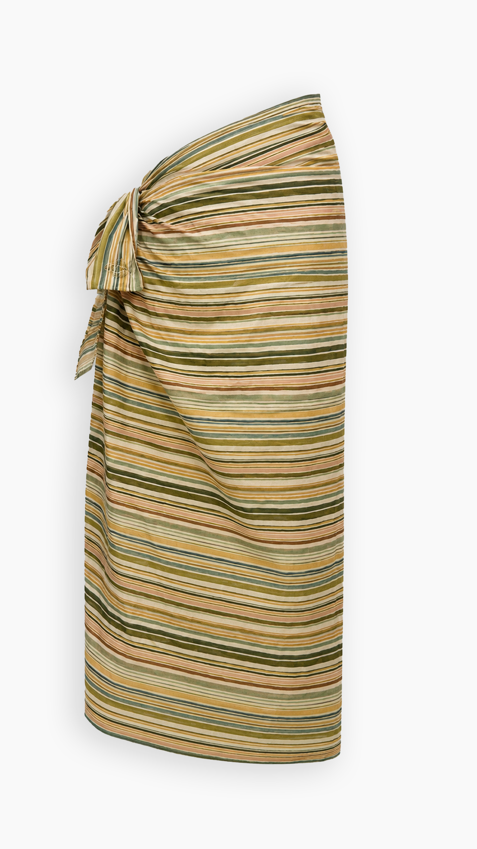 Stripe sarong made of voile, product shot