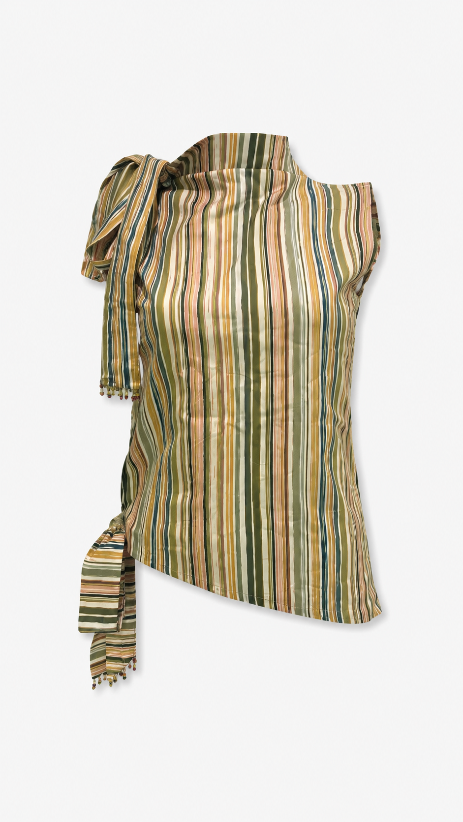 Stripe Tie Top